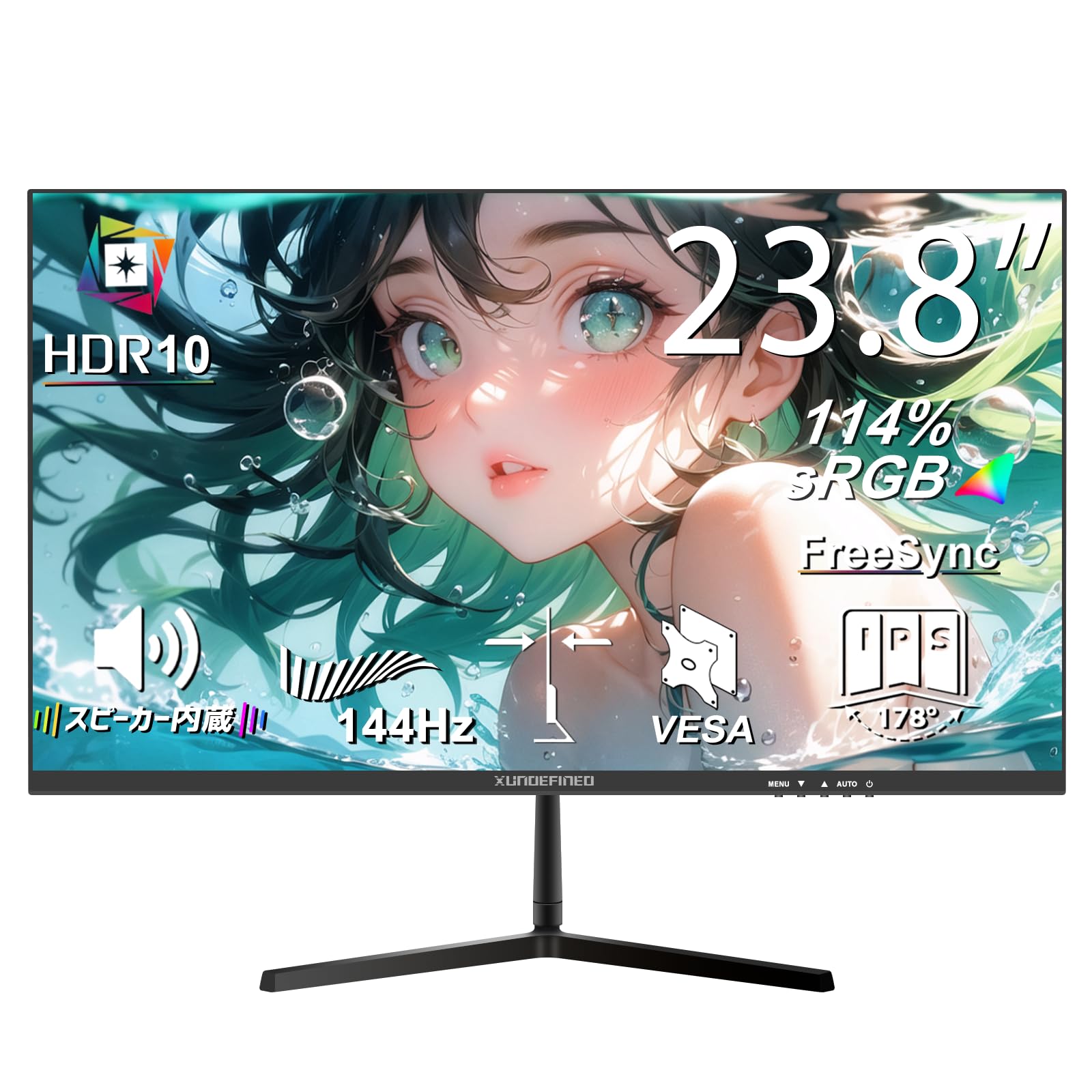 Amazon.co.jp: XUNDEFINED 23.8インチ モニター フルHD(1920x1080